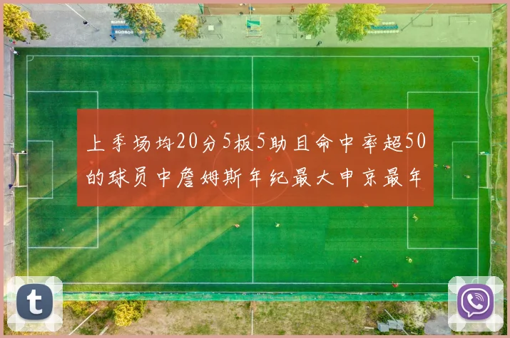 上季场均20分5板5助且命中率超50的球员中詹姆斯年纪最大申京最年轻